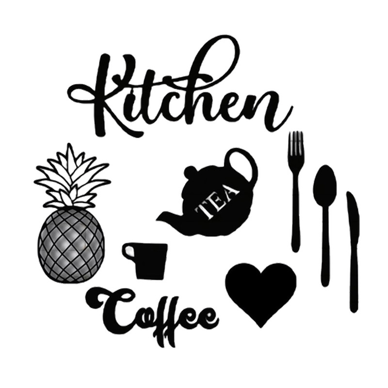 استیکر چوبی مدل TY892  مجموعه 9 عددی