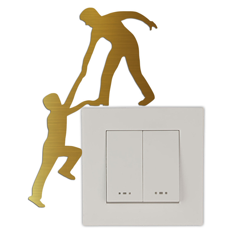 استیکر کلید و پریز مدل ادم کد skp63