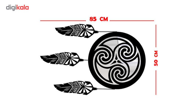 آینه دکوراتیو طرح dreamcatcher 1