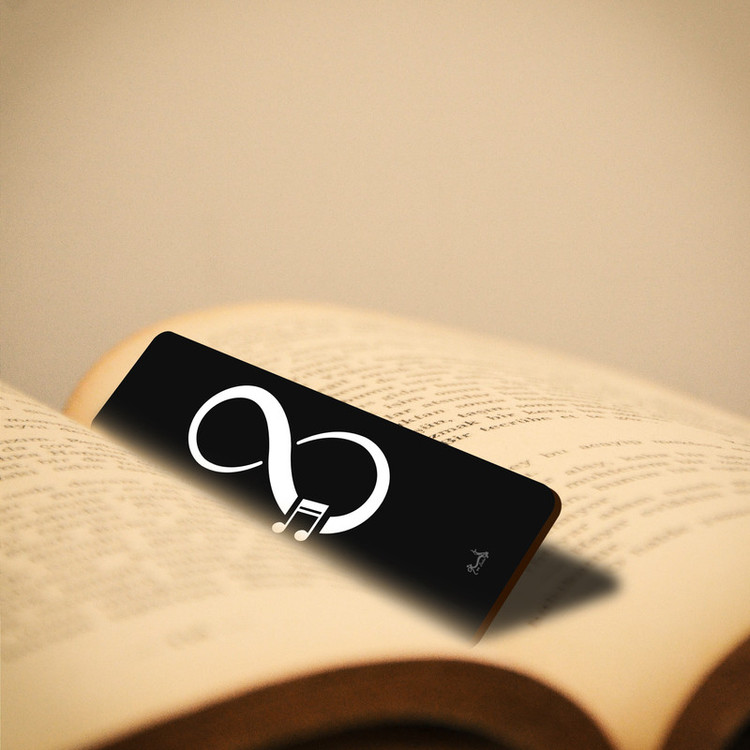 نشانگر کتاب لوکسینو مدل Music infinity کد Bookland_224