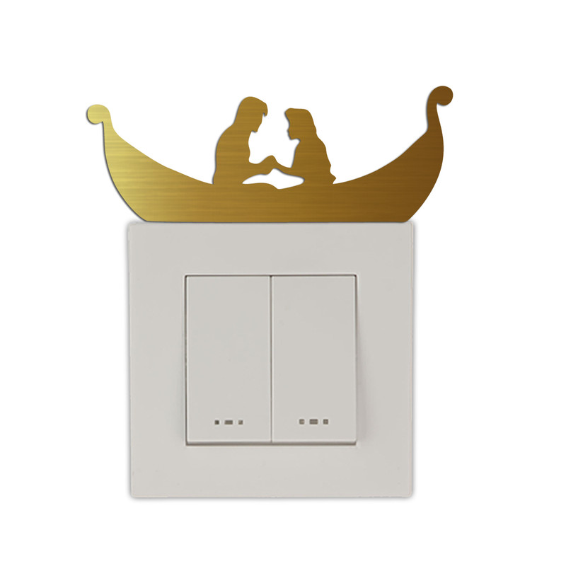 استیکر کلید و پریز مدل قایق کد skp57