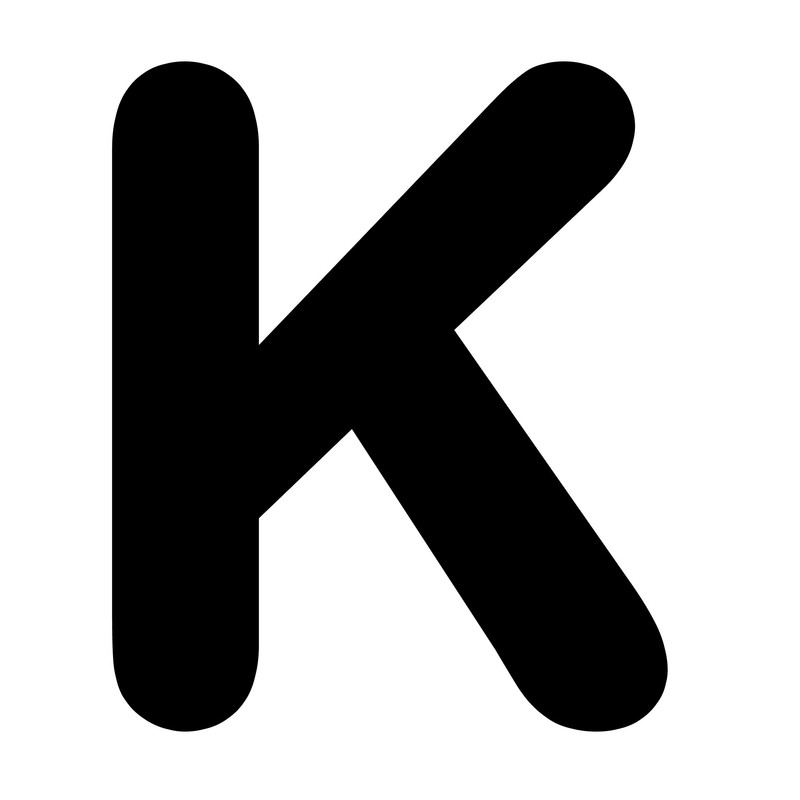 استیکر چوبی کودک مدل حروف انگلیسی کد MDF-M-K