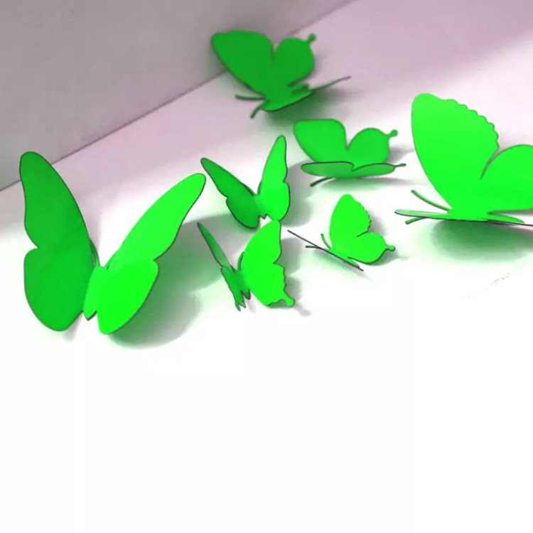 پروانه سالی وان رنگ سبز بسته 40 عددی