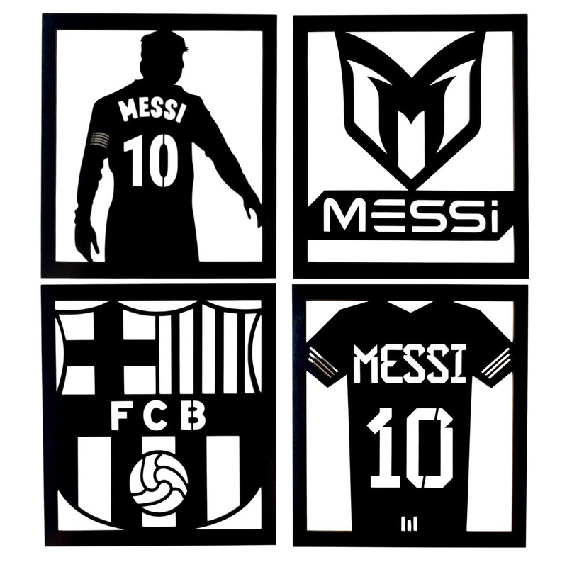 دیوارکوب مدل مسی مجموعه ۴ عددی